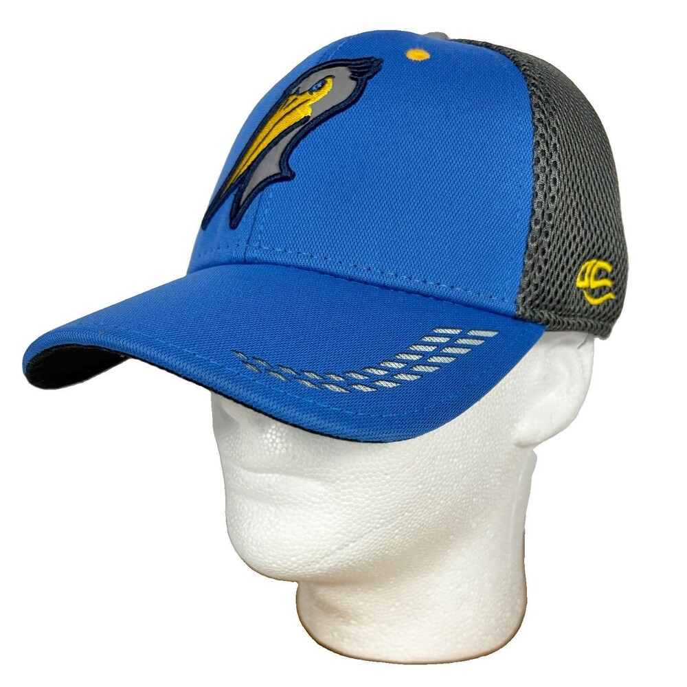 Myrtle Beach Pelicans Hat By OC Sports Minor League Baseball Blue Mesh OSFM
